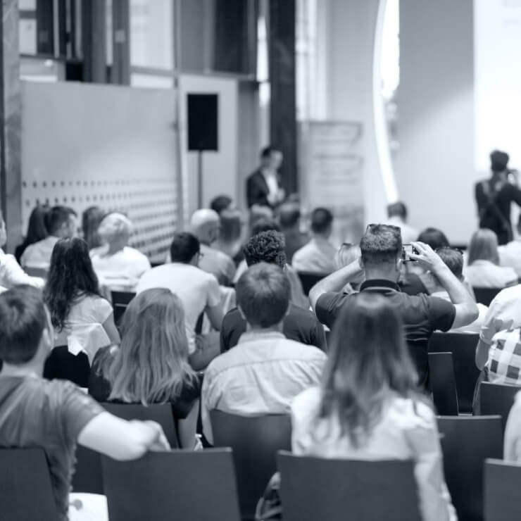 Audience at a conference